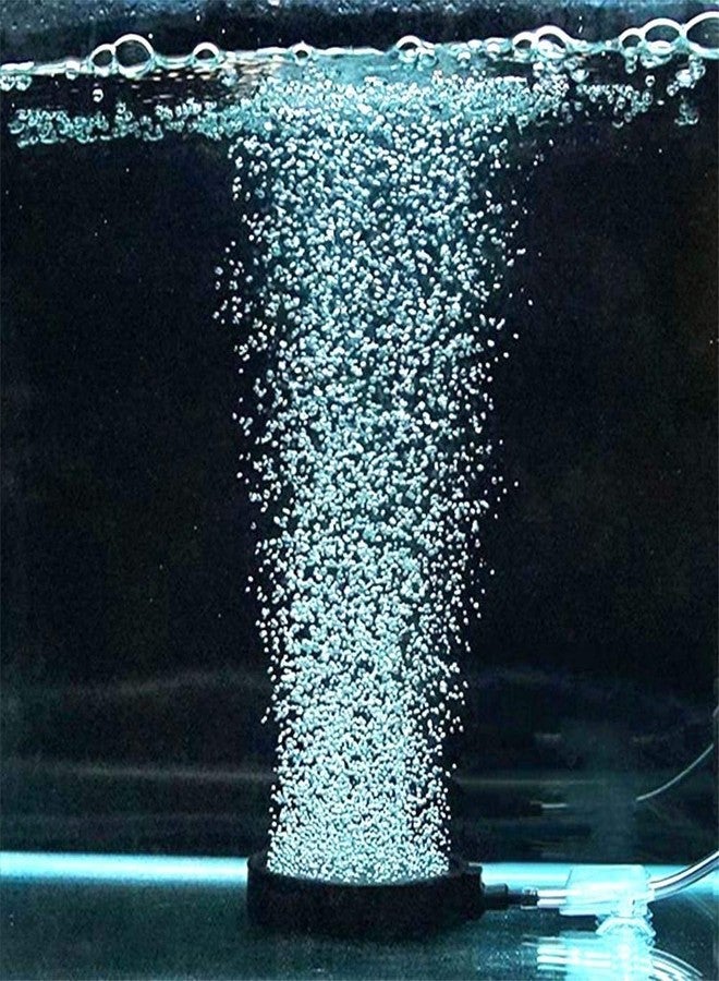 VAYINATO® (Pack of 1) 4-Inch Round Air Stone Disc Bubble Diffuser for Aquarium Fish Tank Hydroponics Pump Ceramic Airstones (Motor Not Included) by Petzlifeworld - Image 4